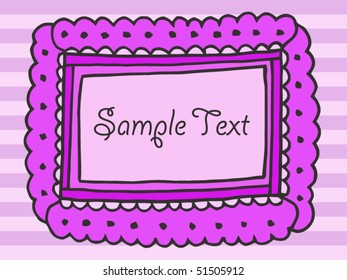 doodle greeting card template