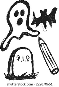 doodle halloween