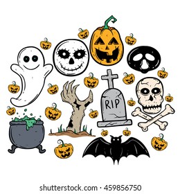 33,922 Halloween doodle set Images, Stock Photos & Vectors | Shutterstock