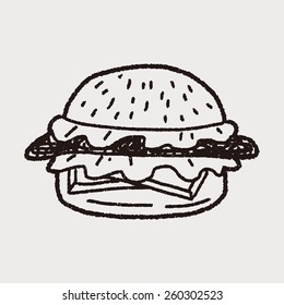 Doodle Hamburger