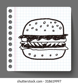 Doodle Hamburger