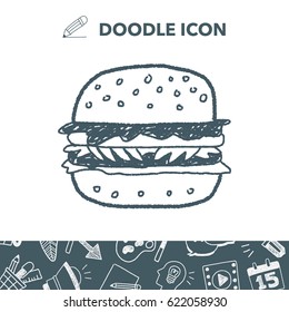 Doodle Hamburger