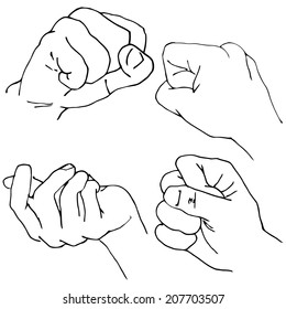Doodle hand