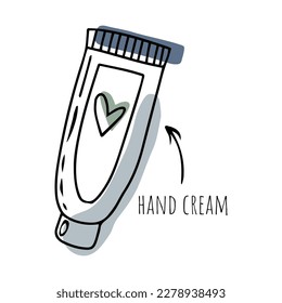 Doodle hand cream, self care