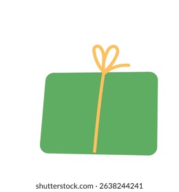 Doodle Hand Drawn Abstract Gift Box Symbol Icon. Simple Childish Decoration Art. Greeting Birthday Card Gift Box Element. Colorful Positive Kid baby Shower Party Decor Icon