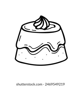 doodle , hand drawn, background, illustration bakery