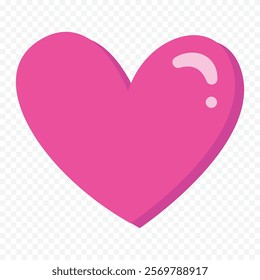 Doodle hand drawn heart drawing on white background