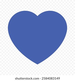Doodle hand drawn heart drawing on white background
