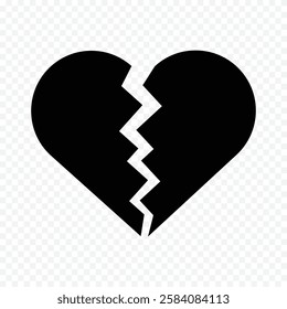Doodle hand drawn heart drawing on white background