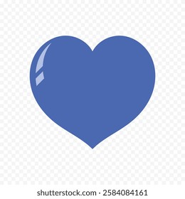 Doodle hand drawn heart drawing on white background