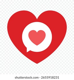 Doodle dibujado a mano dibujo de corazón sobre fondo blanco