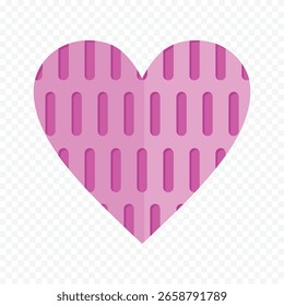 Doodle dibujado a mano dibujo de corazón sobre fondo blanco