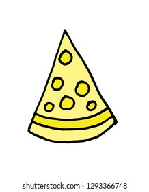 Doodle hand drawn party hat celebration object decoration. Vector illustration