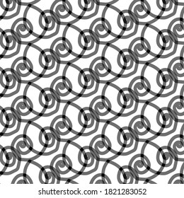 diseño de fondo del patrón giratorio dibujado a mano de doodle eps eps.10