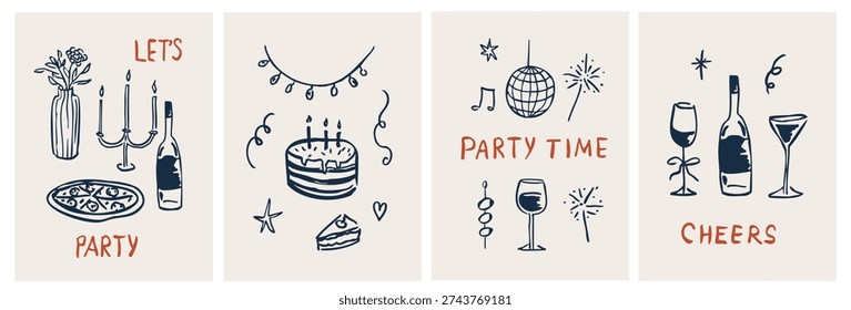 Doodle hand drawn vector