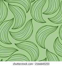 Doodle hand-drawn lines with seamless pattern floral background. Vector illustration design.