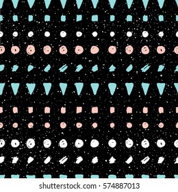 Doodle handmade seamless pattern background. Abstract hand drawn pattern for design t-shirt, card, invitation, poster, album, scrapbook, holiday wrapping paper, textile fabric, garment  etc. 