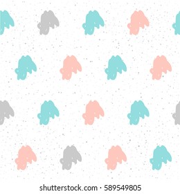 Doodle handmade seamless pattern background. Abstract hand drawn pattern for design t-shirt, card, invitation, poster, album, scrapbook, holiday wrapping paper, textile fabric, garment  etc. 