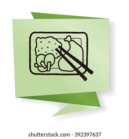 doodle healthy lunch