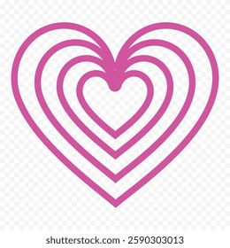 Doodle Hearts hand drawn love hearts Vector illustration