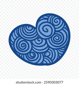 Doodle Hearts hand drawn love hearts Vector illustration