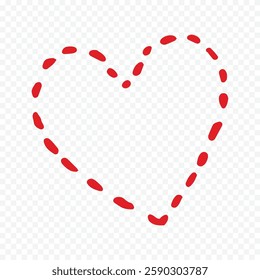 Doodle Hearts hand drawn love hearts Vector illustration