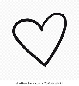 Doodle Hearts hand drawn love hearts Vector illustration