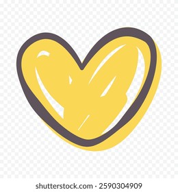 Doodle Hearts hand drawn love hearts Vector illustration