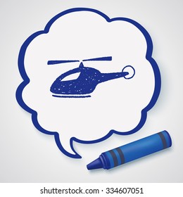 doodle helicopter