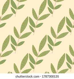 Tiras de garganta con pestañas sobre fondo de luz. Patrón sin foco. Fondo decorativo para el diseño de tejidos, impresión textil, envoltura, cubierta. Ilustración del vector