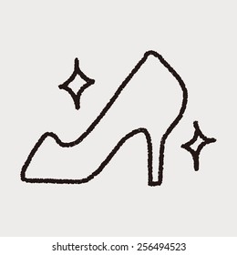 doodle High-heeled shoes