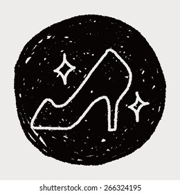 doodle High-heeled shoes