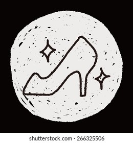 doodle High-heeled shoes
