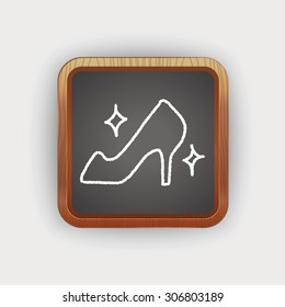 doodle High-heeled shoes