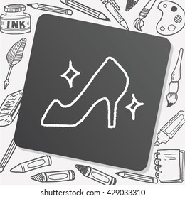 doodle High-heeled shoes