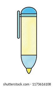 doodle highlighter pen school utensil design