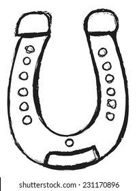 doodle horseshoe