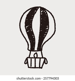 doodle hot air balloon