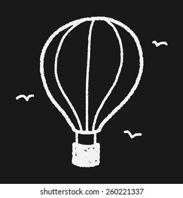 doodle hot air balloon