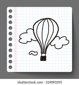 doodle hot air balloon