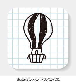 doodle hot air balloon
