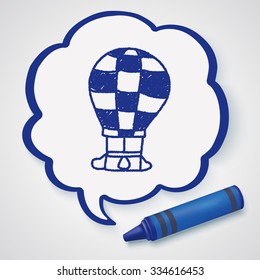 Doodle Hot Air Balloon