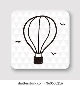 doodle hot air balloon