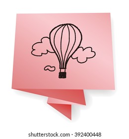 doodle hot air balloon