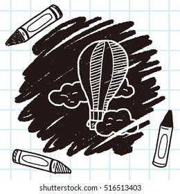 doodle hot air balloon