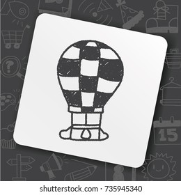 Doodle Hot Air Balloon