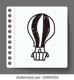 doodle hot air bollen