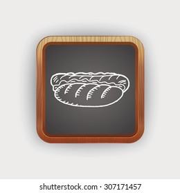 Doodle Hot Dog