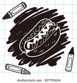 Doodle Hot Dog