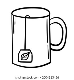 Doodle Hot Drink Cup Sticker